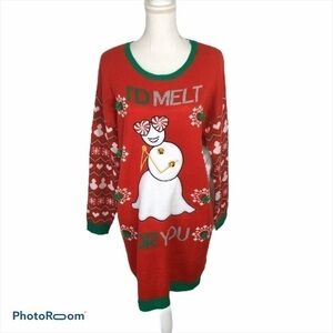 I’d Melt For You Ugly Christmas Sweater NWT XL Red